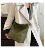 Yogodlns bolsa de ombro vintage para mulheres bolsa balde de couro pu estilo luxuoso bolsa crossbody bolsa carteiro feminina bolsa tote de compras