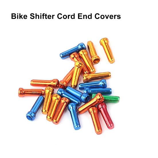 50Pcs Lightweight Anodizing No Rust Bike Wire End Cover Bike Shifter Cord End Covers Mountain Bike