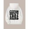 Daily Streetwear Retro Oversized Hoodie Fashion Hip Hop Casual Hoodie Letter Pattern Print Hooded Sweatshirt S-3XL Hoodies & Sweatshirts Women’s