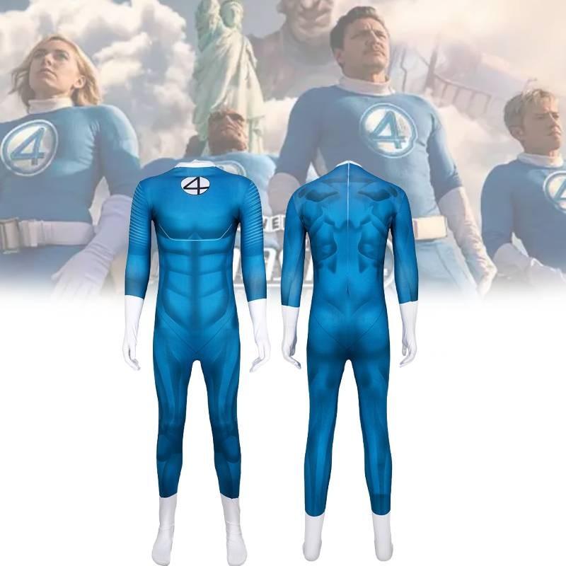Fantastic Four Cosplay Costumes Role Play Halloween Party Stage Gift Performance