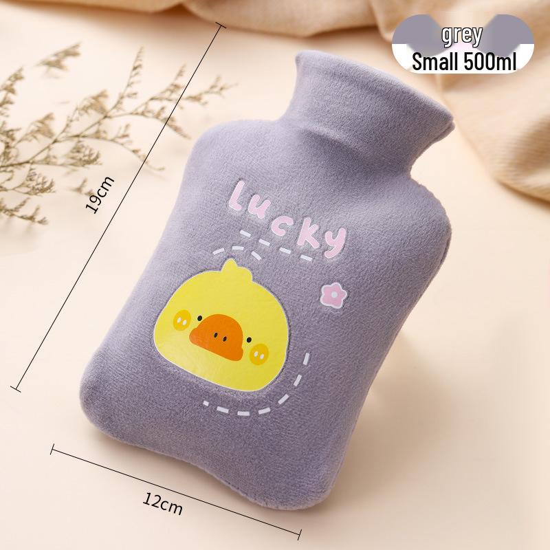 Large Hot Water Bottle: Warm Water Bag for Belly, Hand, and Bed
