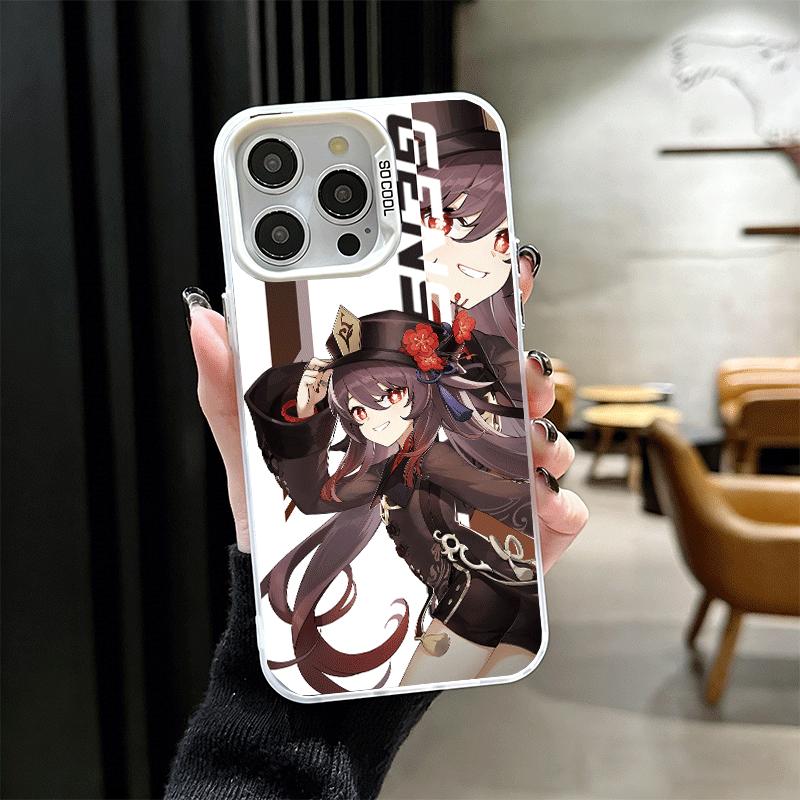 Genshin Impact Desgin Soft Phone Case for iPhone 15 16 17 Pro Max 17Air 16E 14 Plus 13 12 Mini Shockproof Cover Back Shell