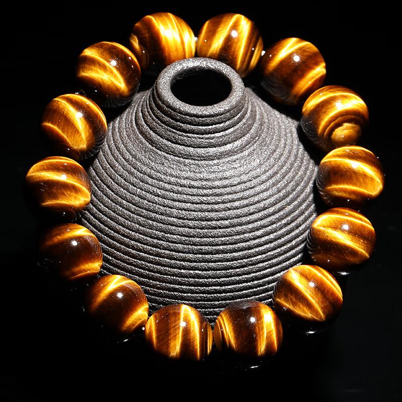 Shiyue Jewelry Luxury Lightning Pattern Yellow Tiger Eye Bracelet