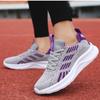 Knitted Women's Running Shoes Light Breathable Casual Sports Shoes Girls Leisure Sneakers Mesh Jogging Traveling Shoes