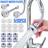 Kitchen Faucet Water Filter Pressurized Sink Filter Water Purifier 360° Tap Splash Proof Faucet Aerator Extender for Bathroom