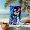 Beach Towel with Demon Slayer Tanjiro Kamado Pattern - Soft,absorbent,machine Washable Lightweight&Modern,swimming,Travel Essentials