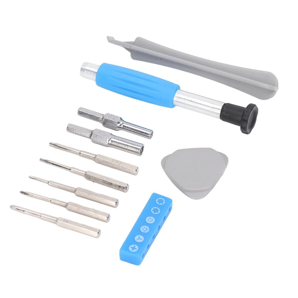 10 PCS 3.8mm and 4.5mm Security Bits Screwdriver Repair Tool Kit T8 and T6 Torx Security Bits Triwing Screwdriver Set