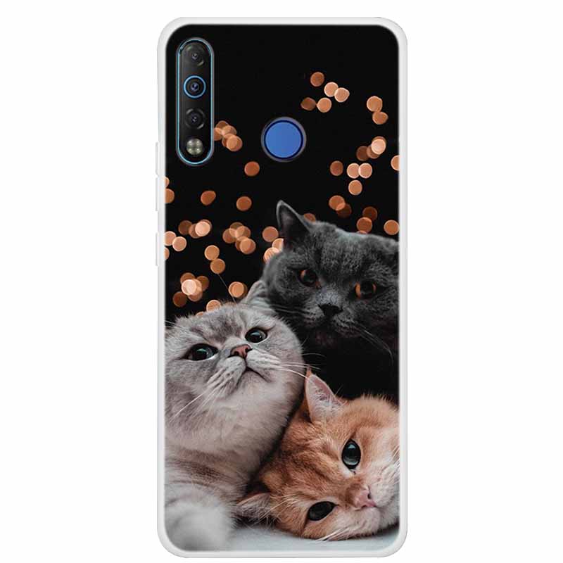 Phone Case For Tecno Camon 12 Air CC6 Case Silicone Soft TPU Back Cover For Tecno Camon 12 Case For TECNO Spark 4 Funda Cartoon