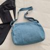 Vintage Shoulder Bag Lightweight Commuter Bag Cartoon Denim Women's Bag