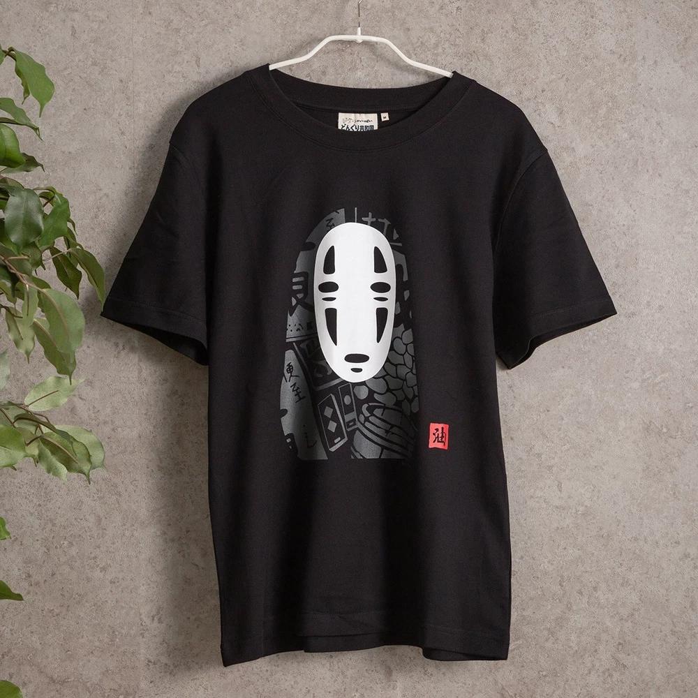 Studio Ghibli Spirited Away TShirt NoFace Stamp Black Japan New M