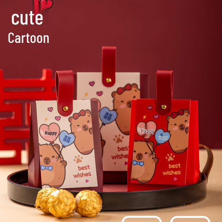 2025 High-End Creative Cartoon Candy Box for Weddings and Engagements
