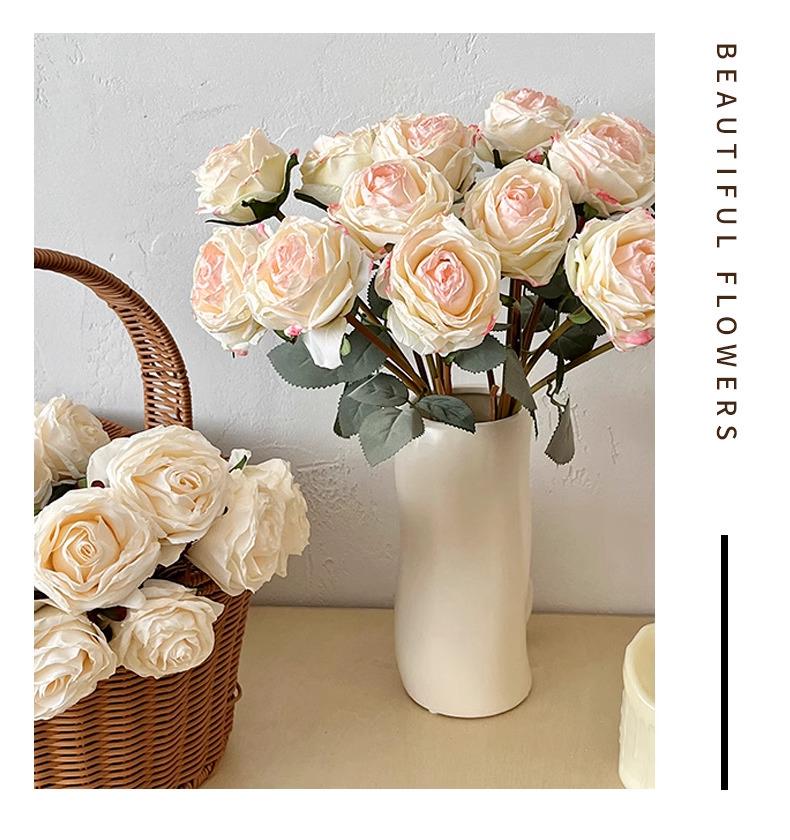 Premium Realistic Artificial Roses Bouquet for Home Decoration and Photography Props