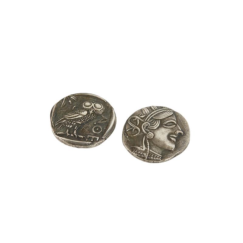 Vintage antike griechische Gedenkmünzensammlung, Heimdekoration, Geschenk, Kunsthandwerk