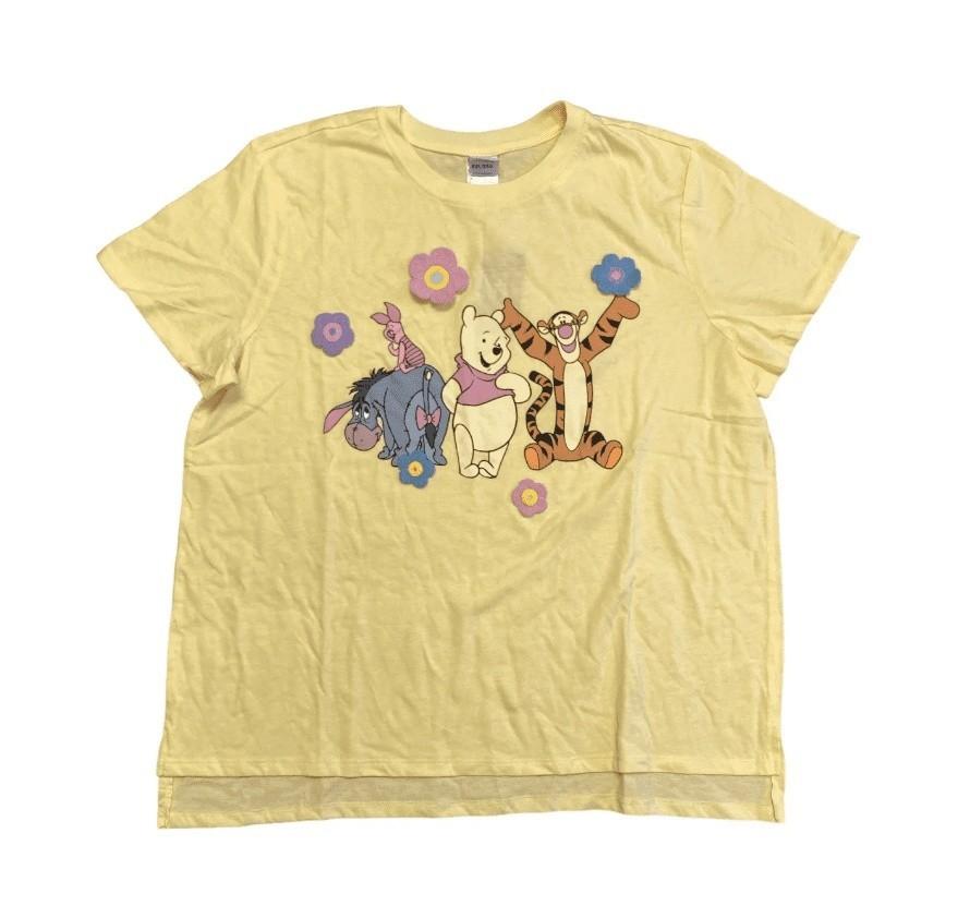 Retro Pooh and friends cartoon Graphic Unisex T-shirt S-5XL XL