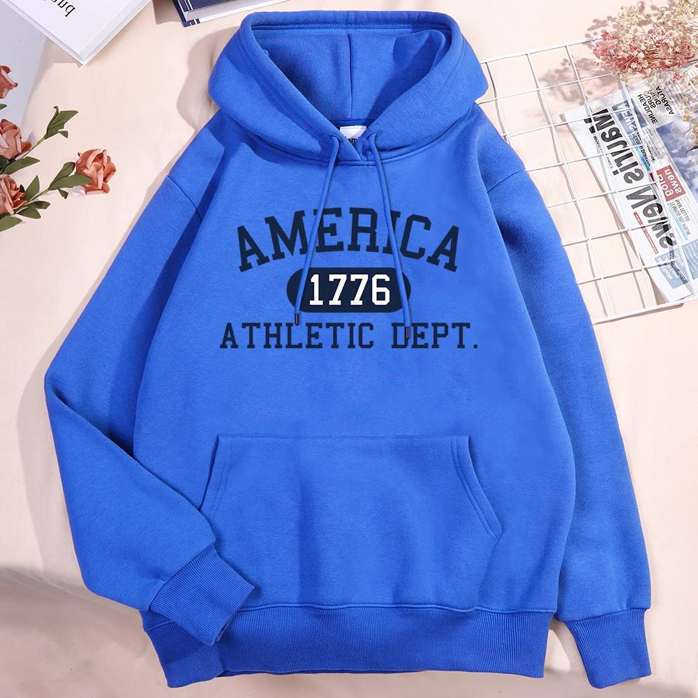 Amerika 1776 Sportabteilung Buchstaben-Hoodie für Männer Frauen Neuer Pullover-Hoodie Rundhals-Pullover Hoodies Lässiges Pullover-Sweatshirt