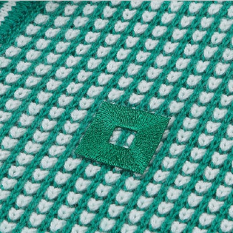 Onoff Women S Knit veSt Pattern Of2002lb Green