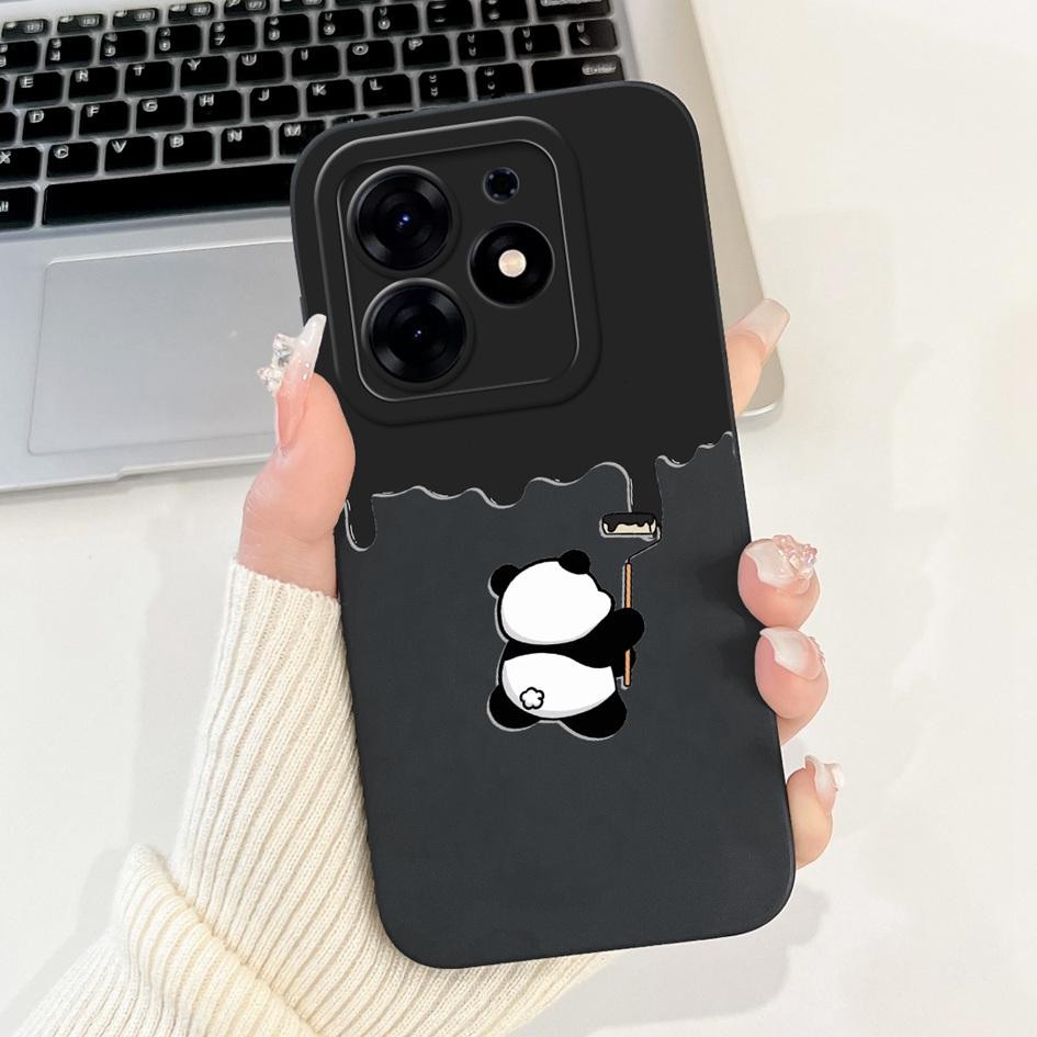 For Tecno Spark 10 Pro Case Cartoon Flower Liquid Silicone Shockproof Cover For Tecno Spark10 Pro Spark 10Pro 4G KI7 Phone Cases