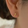 LUNNE 14k Bear Earrings (14k Gold) c03