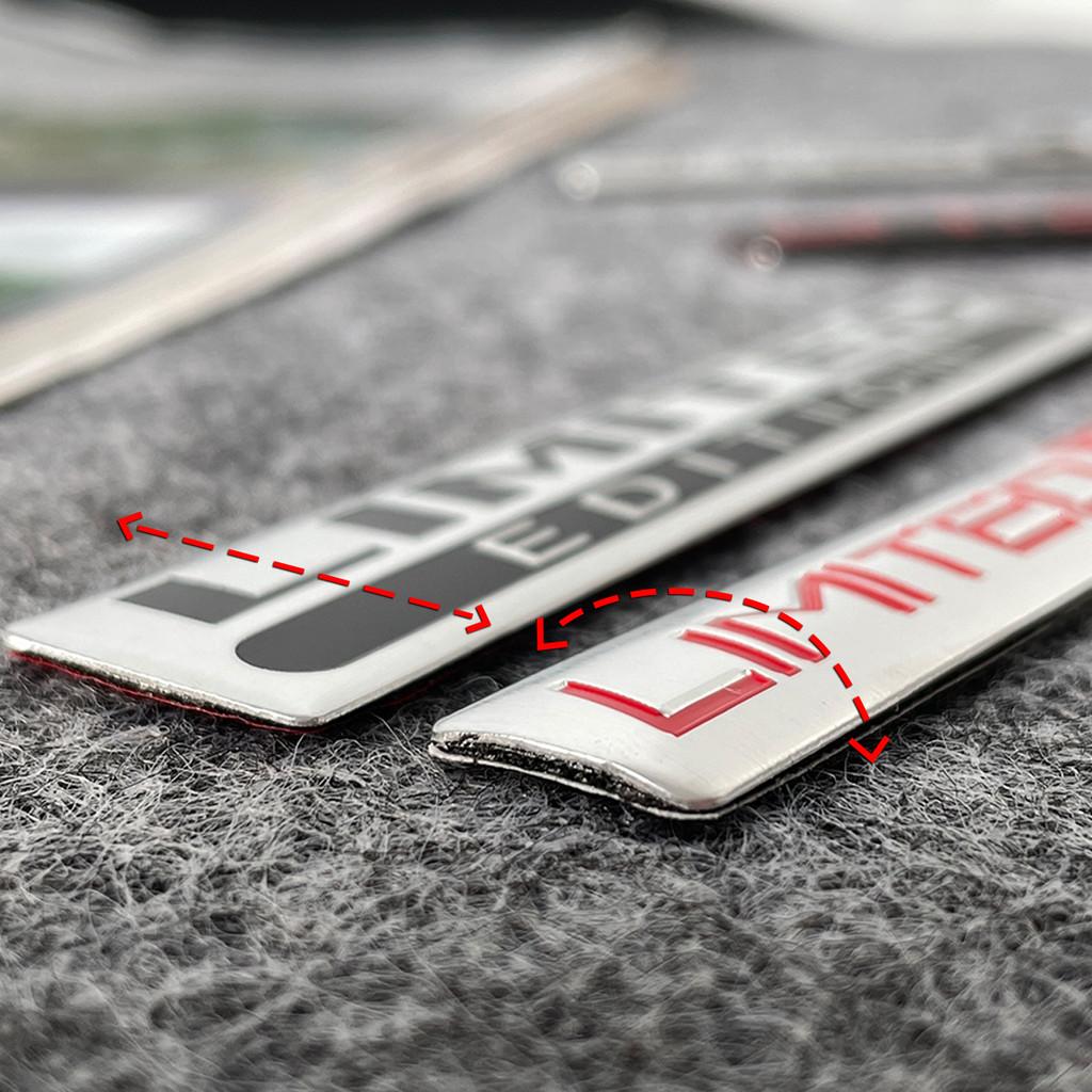 1pcs New LIMITED EDITION Emblem  Car Sticker 3D Aluminium Alloy Material Decorative  Auto Door Side Rear Bumper Sticker
