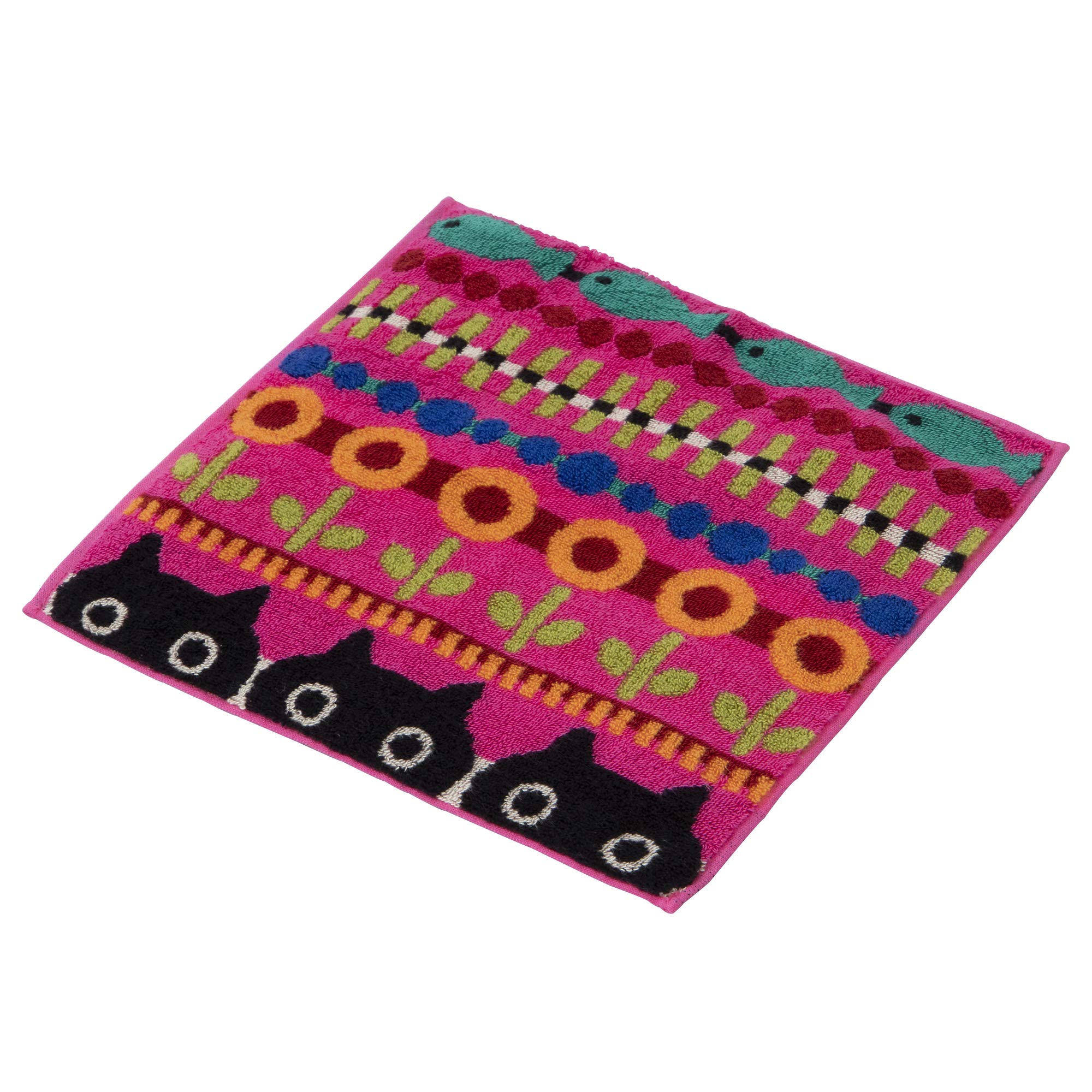 Nishikawa Imabari Towel Pink Handkerchief Towel by Atsuko a Meme Made in TT49703050P Matano, Favorite, 100% Cotton, Japan, розовый