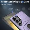 For Samsung Galaxy S25 Ultra Magnetic Case Ring Kickstand PC + TPU Phone Cover