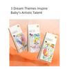 Reusable Water Drawing Book For Kids Safe Materials Disappears Dry Fantasy Themes Portable Designs