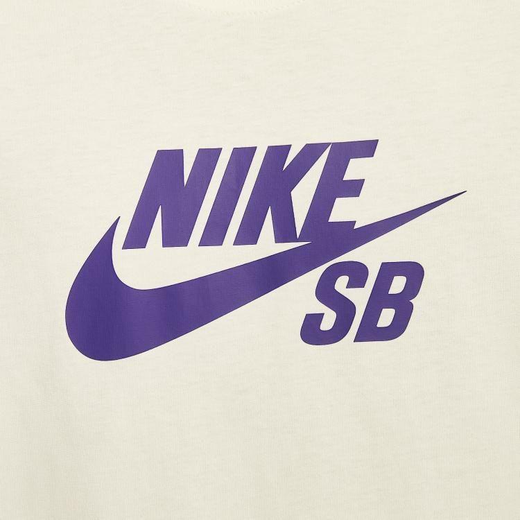 Nike T Shirts Men's Beige Crew Neck Moderate Straight Fit CV7540-133