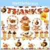 Festive Autumn Maple Leaf Party Decorations Set For Thanksgiving
