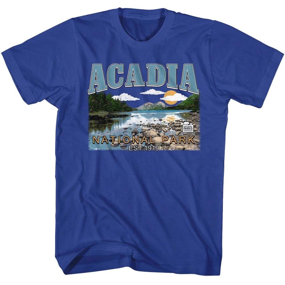 National Parks - Acadia - American Classics - Solid Blue  Short Sleeve T-Sh 160