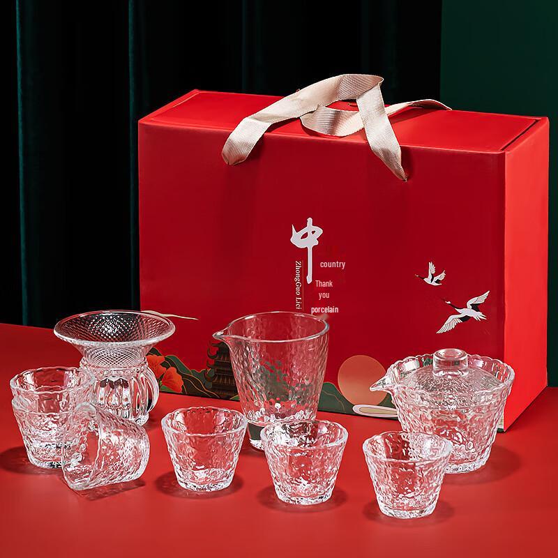 AIQI Easy Select A1 Glass Gongfu Tea Set 9-piece