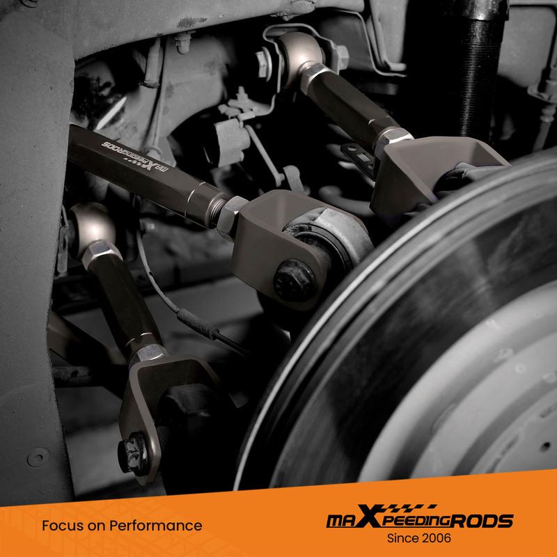 Set of 2 Adjustable Rear Camber Control Arms Kit For Tesla Model 3 / Y 2017 2018