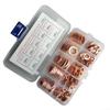 Copper Washer Assortment Flat Ring Seal Kit Electrical Conductivity
