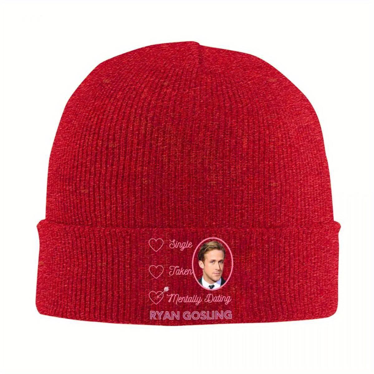 Unisextally Dating Ryan Gosling Knitted Hat Beanie Autumn Winter Hat Warm Fashion Cap Unisex Women