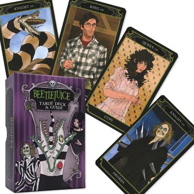 Beetlejuice Tarot Deck and Tarot Readings with Japanese 78 Tarot Cards Guide, Instructions, Authentic,