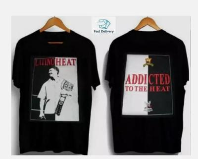 Double Sides Eddie Guerrero Latino Heat T Shirt Size