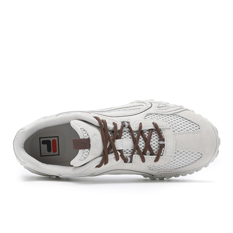 FILA Pebble Retro Series Versatile Comfortable Trendy Casual Low-Top Running Shoes Women sneaker Pale-Gray F12W512157FMB