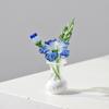 Mini Artificial Glass Flowers Hand-Blown Stained Glass Flowers Miniature Flower
