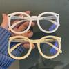 Women Men Fashion Blue Light Glasses  Unisex Vintage Round Oversized  Finished Myopia Eyeglasses Short-Sighted Computer Eyewear