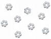 Pearl Flower Applique, 9 , 50 Pcs