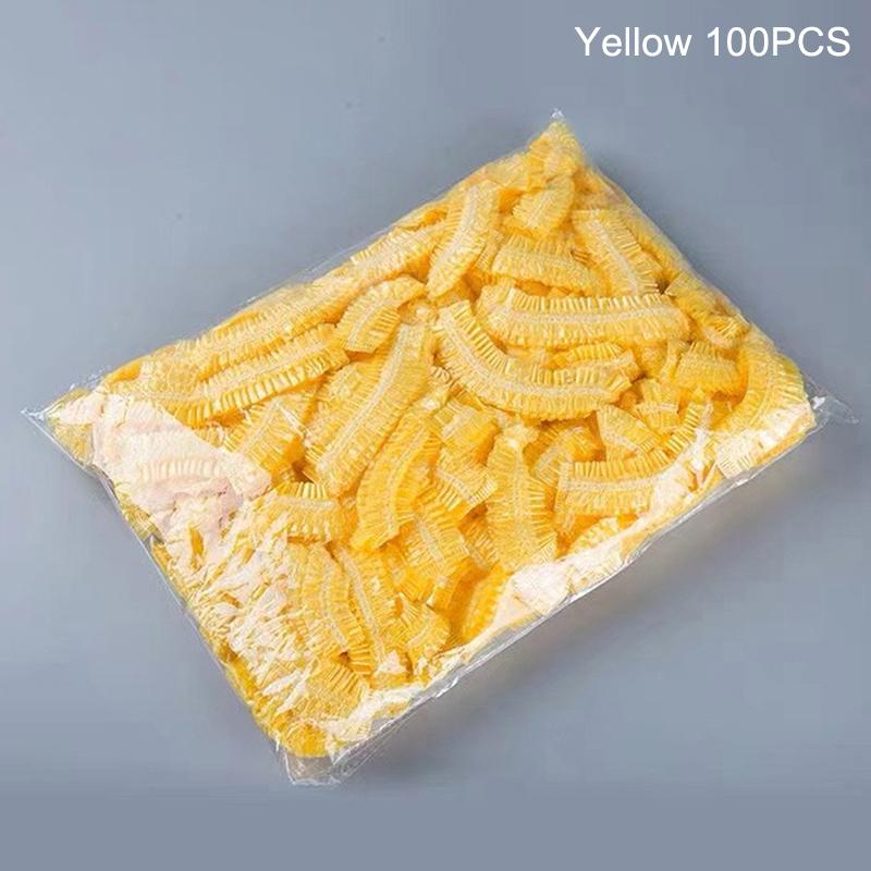 100Pcs Einweg Dusche Caps Baden Baden Wasserdichte Erwachsene Haar Trocknen Caps