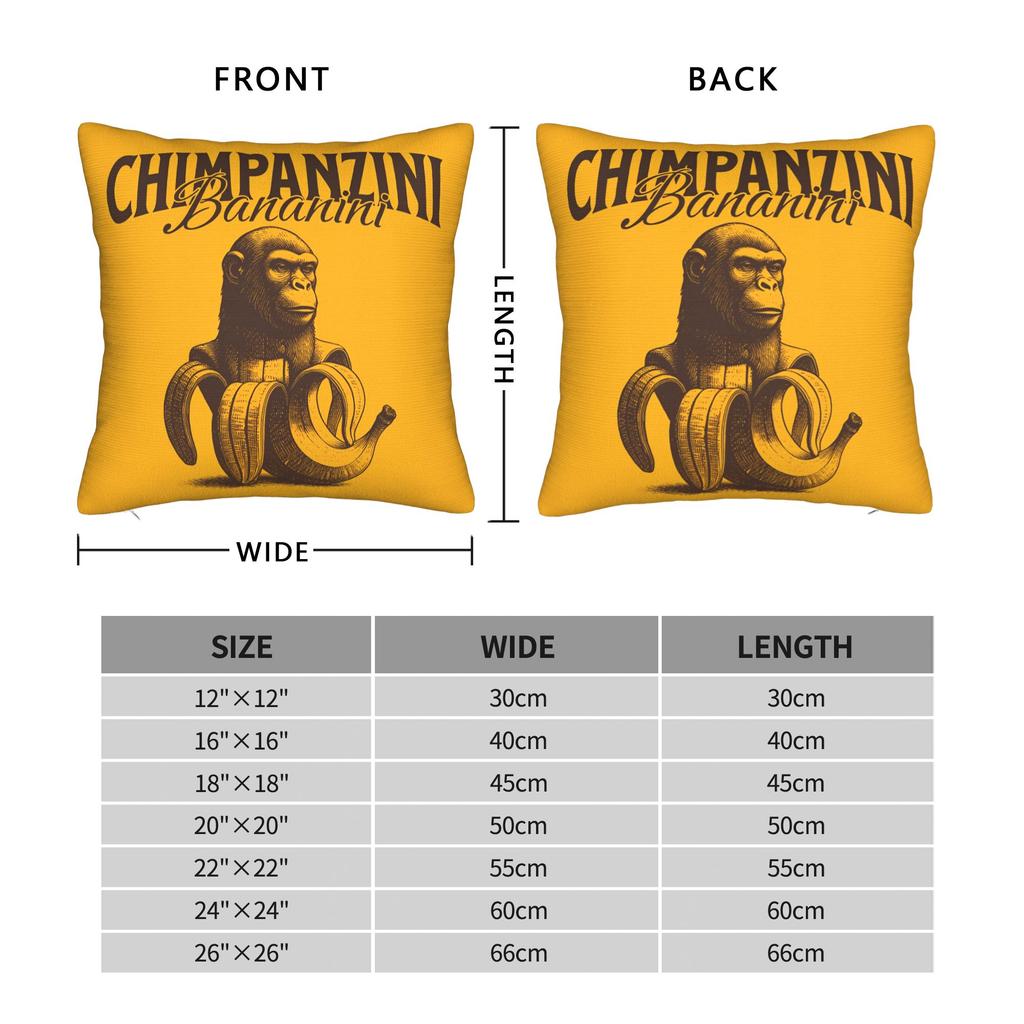 Italian Brainrot Meme Pillow Case Funny Pillow Cover Comfy Pillowcases For Sofa Bedroom Home Decor
