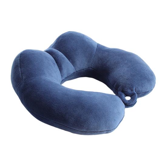 U-Shaped Pillow with Removable Cover, Neck Support Pillow for Travel Office Home, Lumbar Nap Cushion, Leg Lift Cushion, Cervical Relief Headrest