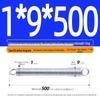 Arc de extensie din oțel inoxidabil 304 de 500 mm cu cârlige deschise și inel cu buclă dublă, personalizabil.