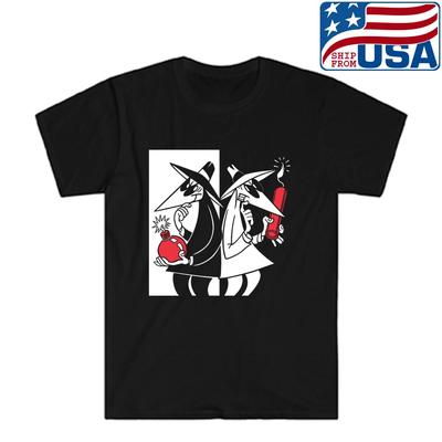 Spy Vs Spy Megazine TV Show Men's Black Size S To 5XL