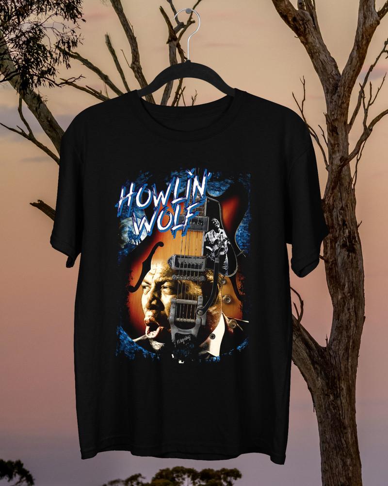

Vintage Howlin Wolf Music Lover Cotton Full Size Unisex Black Tee Shirt TR288 Unisex T-Shirt XXL