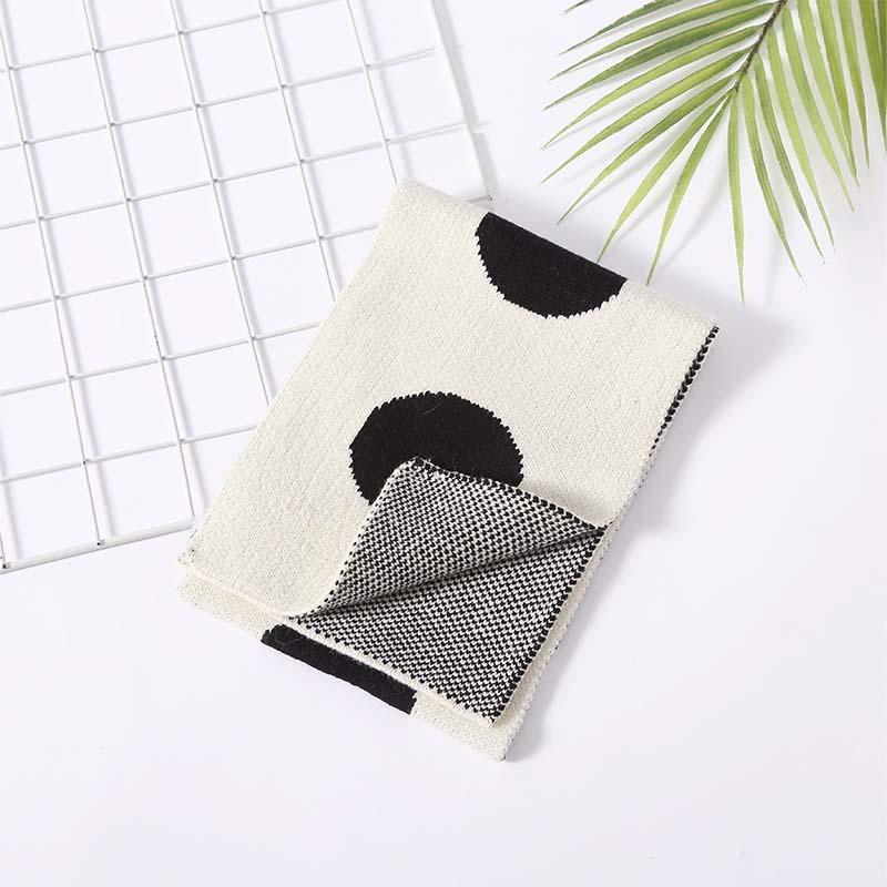 Autumn New Fashion Knitted Scarf Versatile Scarf Dual-purpose