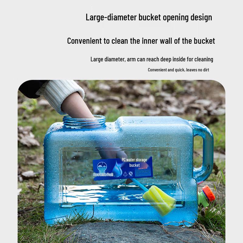 20L Vierkante Draagbare Auto Watertank met Kraantje