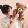 Cute Plush Teddy Bear with Bow – Perfect Companion Doll Gift for Girls
