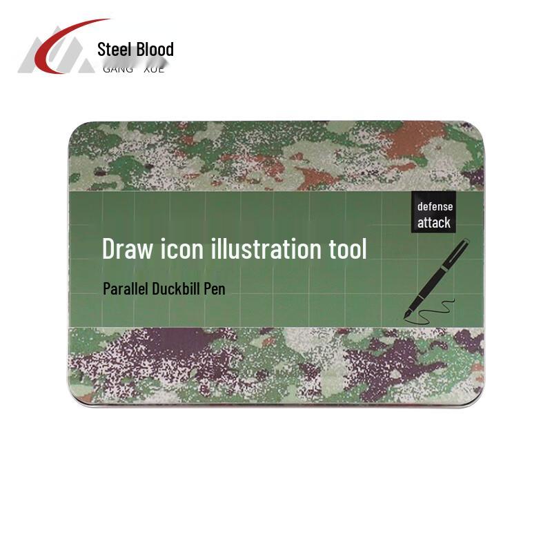 Steel Blood Camo Duckbill Pen Set (7-piece)