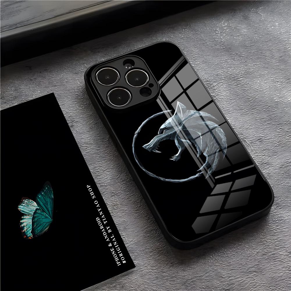 The W-Witcher Phone Case For IPhone 17 Pro Max 15 Pro 16 14 Plus 12 13 Mini 11 Pro Shockproof Glass Cover